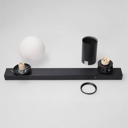 Brilagi - Spotleuchte SELE BALL 1xGU10/30W/230V + 1xG9/10W schwarz
