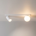 Brilagi - Spotleuchte SELE BALL 1xGU10/30W/230V + 1xG9/10W weiß