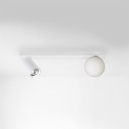 Brilagi - Spotleuchte SELE BALL 1xGU10/30W/230V + 1xG9/10W weiß