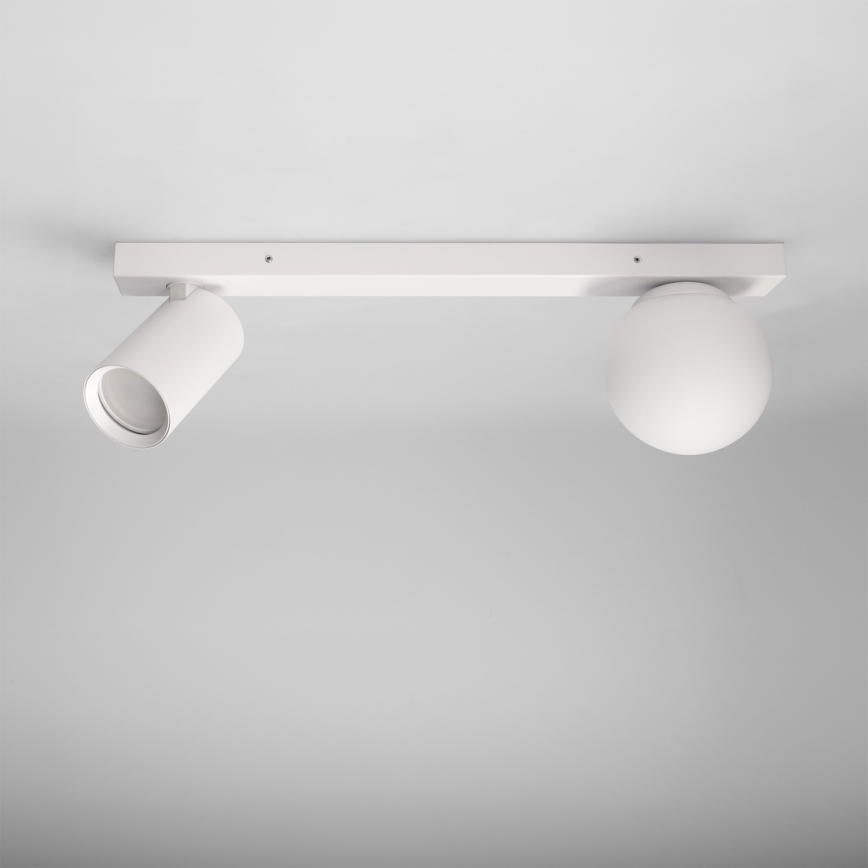 Brilagi - Spotleuchte SELE BALL 1xGU10/30W/230V + 1xG9/10W weiß