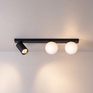 Brilagi - Spotleuchte SELE BALL 1xGU10/30W/230V + 2xG9/10W schwarz