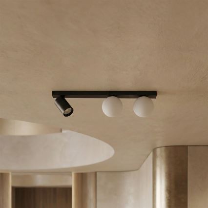 Brilagi - Spotleuchte SELE BALL 1xGU10/30W/230V + 2xG9/10W schwarz