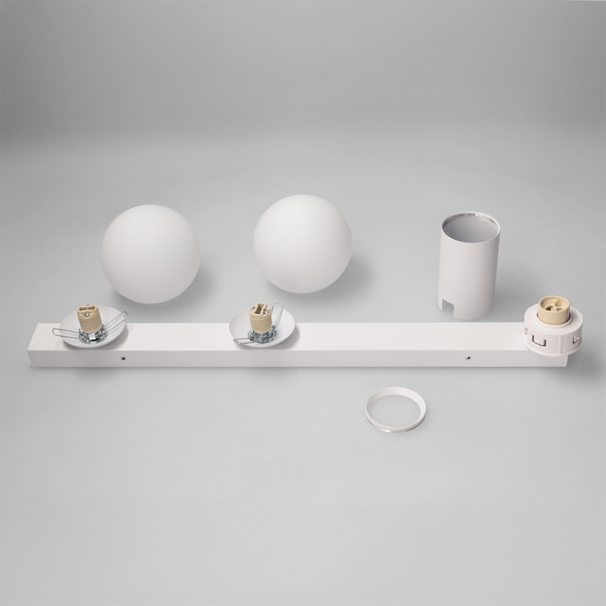 Brilagi - Spotleuchte SELE BALL 1xGU10/30W/230V + 2xG9/10W, weiß