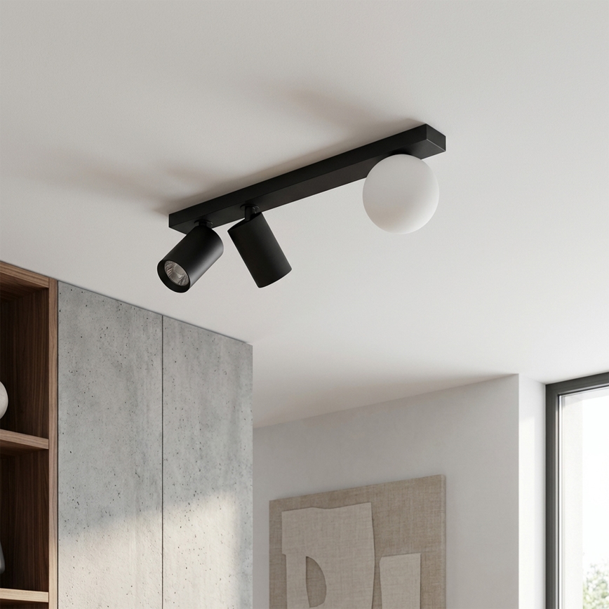 Brilagi - Spotleuchte SELE BALL 2xGU10/30W/230V + 1xG9/10W, schwarz