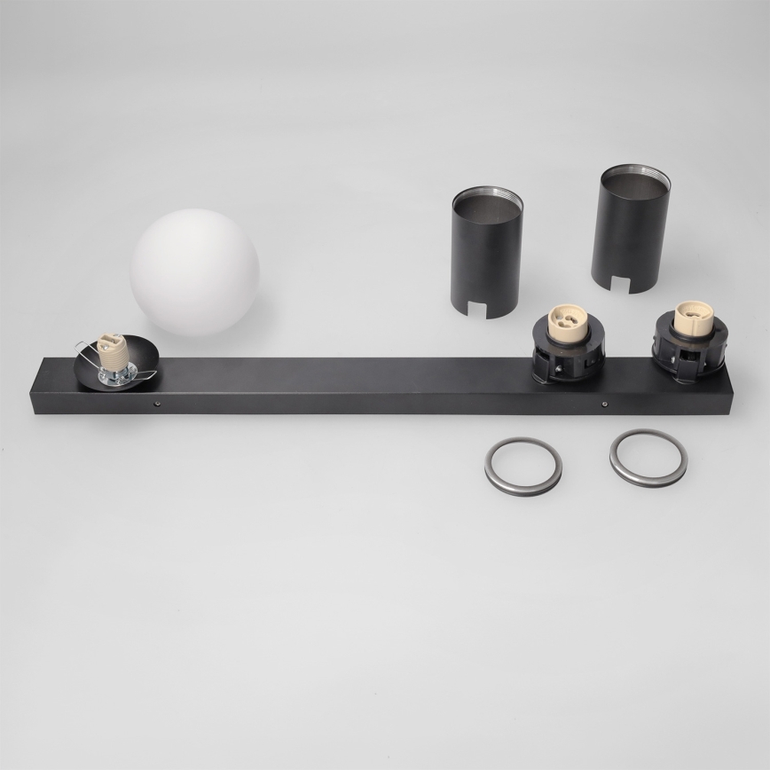 BRILAGI - Spotleuchte SELE BALL 2xGU10/30W/230V + 1xG9/10W, schwarz
