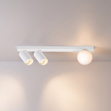 Brilagi - Spotleuchte SELE BALL 2xGU10/30W/230V + 1xG9/10W weiß