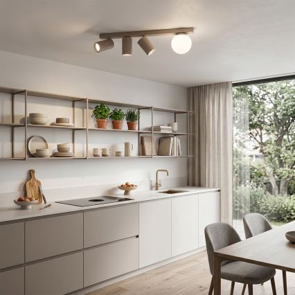 Brilagi - Spotleuchte SELE BALL 3xGU10/30W/230V + 1xG9/10W beige