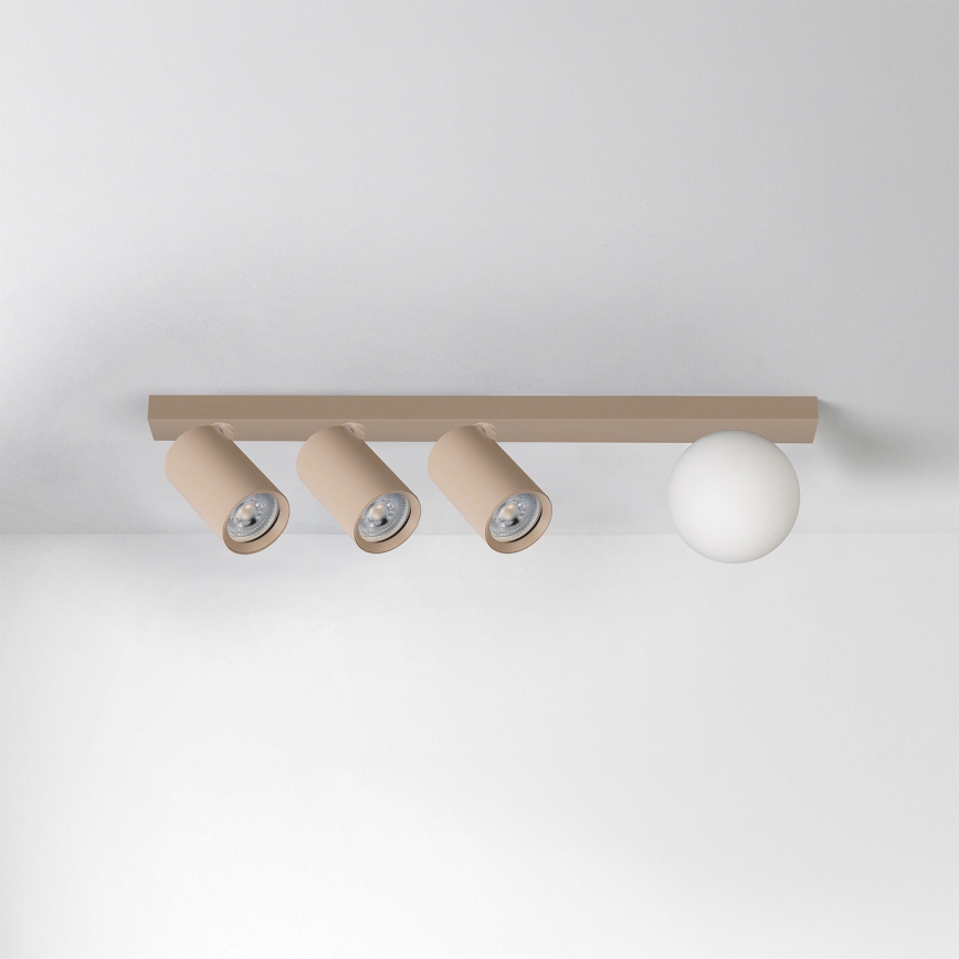 Brilagi - Spotleuchte SELE BALL 3xGU10/30W/230V + 1xG9/10W beige