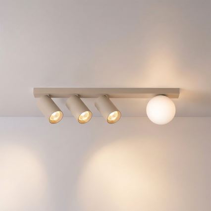 Brilagi - Spotleuchte SELE BALL 3xGU10/30W/230V + 1xG9/10W beige