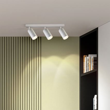 Brilagi - Spotleuchte SELE DIAMANT 3xGU10/30W/230V weiß