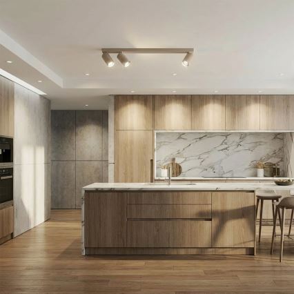 Brilagi - Spotleuchte SELE LONG 3xGU10/30W/230V Beige
