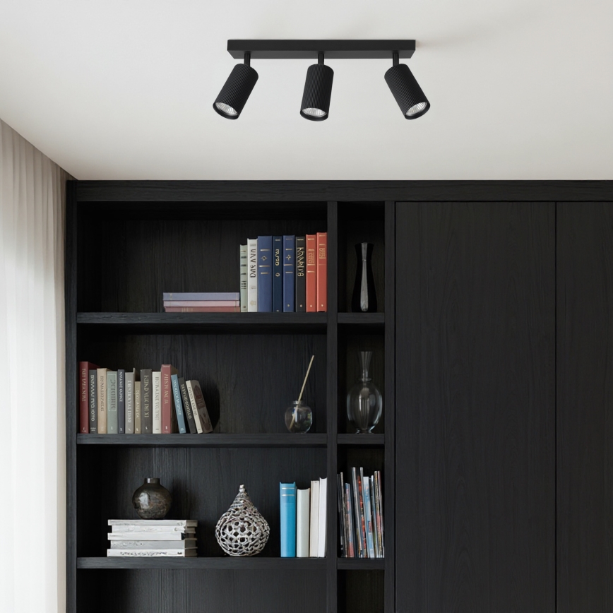 Brilagi - Spotleuchte SELE MODERN 3xGU10/30W/230V schwarz