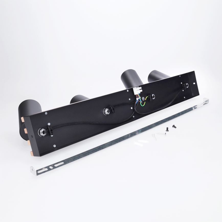 Brilagi - Spotleuchte SELE WOOD ACOUSTIC 4xGU10/30W/230V schwarz/Holz