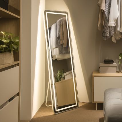 Brilagi - Standspiegel BELLEZA LED/42W/230V 160x50 cm IP44 CRI 90 dimmbar + CCT