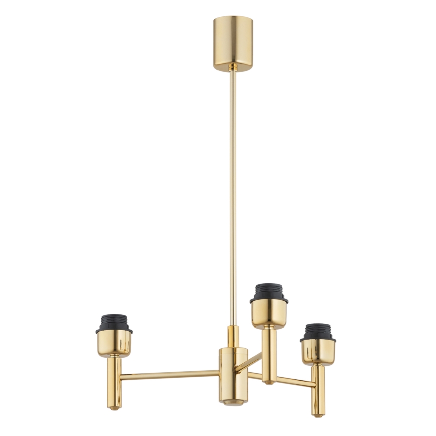 Brilagi - Stangen-Pendelleuchte MONTE 3xE27/60W/230V blau/gold
