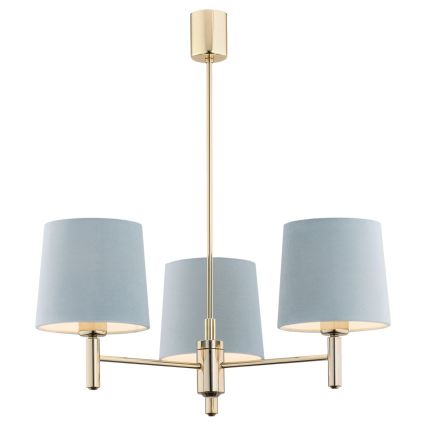 Brilagi - Stangenleuchte MONTE 3xE27/60W/230V blau/gold