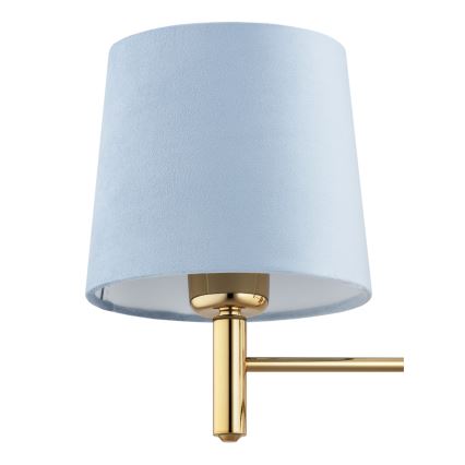 Brilagi - Stangenleuchte MONTE 3xE27/60W/230V blau/gold