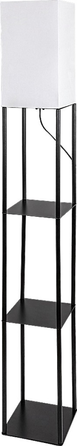 Brilagi - Stehlampe mit Ablagen GRADUS 1xE27/40W/230V schwarz/weiß