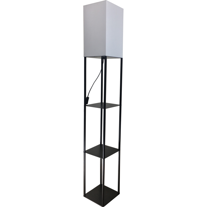 Brilagi - Stehlampe mit Ablagen GRADUS 1xE27/40W/230V schwarz/weiß