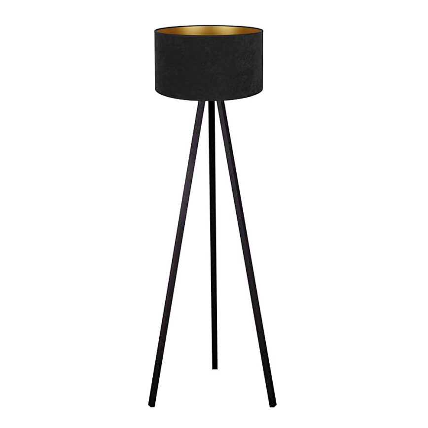 Brilagi - Stehlampe VELVET 1xE27/60W/230V schwarz/wenge