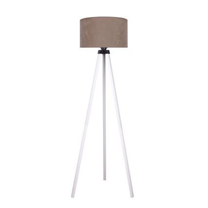 Brilagi - Stehlampe VELVET 1xE27/60W/230V weiß/beige