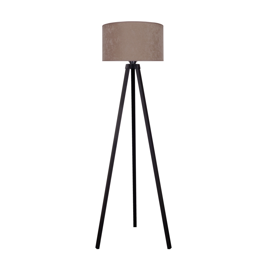 Brilagi - Stehlampe VELVET 1xE27/60W/230V Wenge/Beige