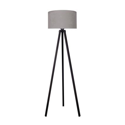Brilagi - Stehlampe VELVET 1xE27/60W/230V Wenge/Grau