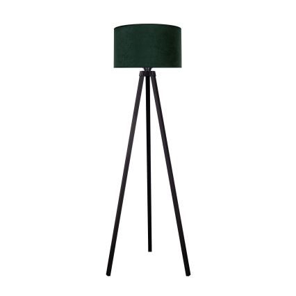 Brilagi - Stehlampe VELVET 1xE27/60W/230V Wenge/Grün