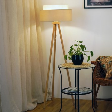 Brilagi - Stehleuchte ARIZONA BOHO 1xE27/15W/230V beige