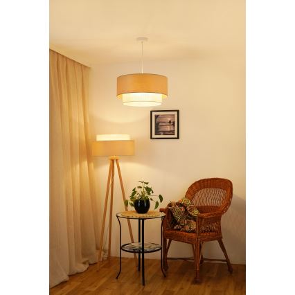 Brilagi - Stehleuchte ARIZONA BOHO 1xE27/15W/230V beige