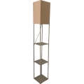 Brilagi - Stehleuchte mit Ablagen GRADUS 1xE27/40W/230V grau/beige