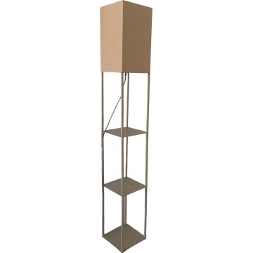 Brilagi - Stehleuchte mit Ablagen GRADUS 1xE27/40W/230V grau/beige