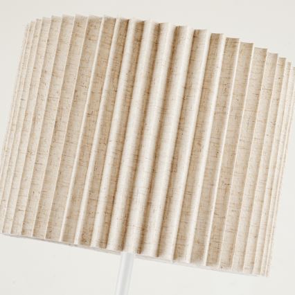 Brilagi - Stehleuchte NORDIC WAVE 1xE27/15W/230V Leinen/Weiß