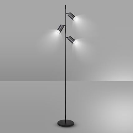 Brilagi - Stehleuchte SELE 3xGU10/30W/230V schwarz