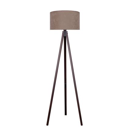 Brilagi - Stehleuchte VELVET 1xE27/60W/230V Wenge/beige