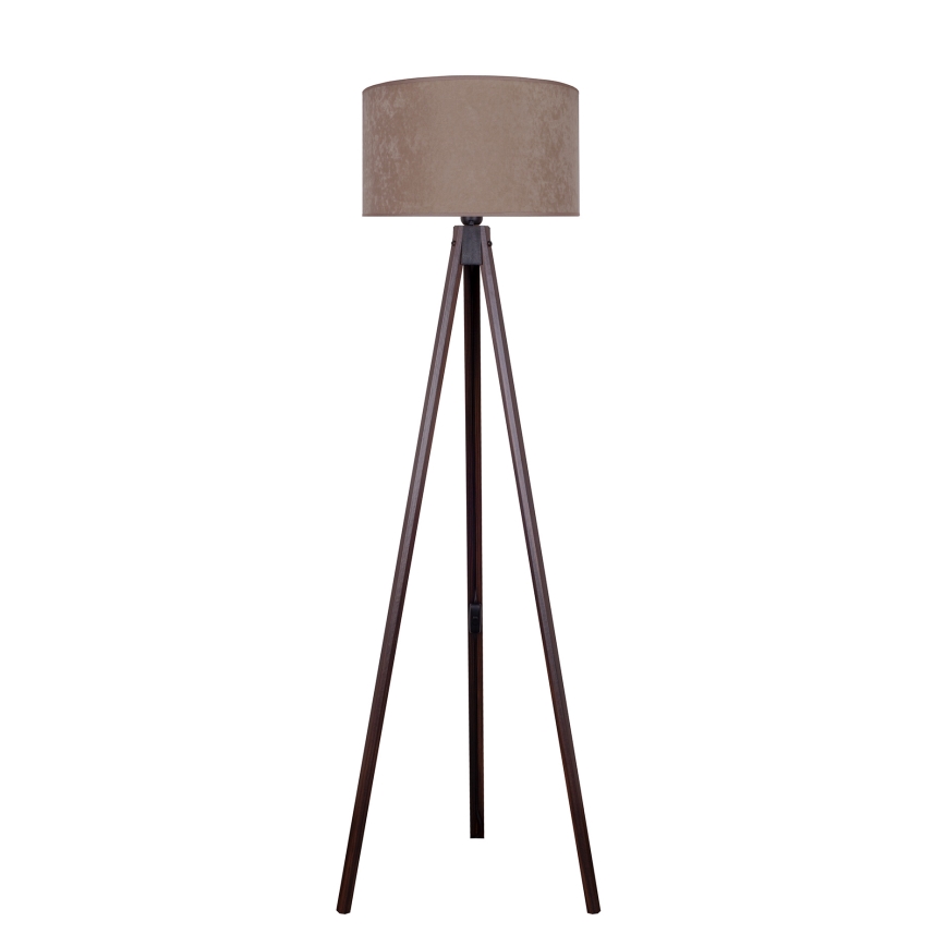 Brilagi - Stehleuchte VELVET 1xE27/60W/230V Wenge/beige