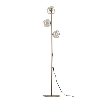 Brilagi - Stehleuchte VULCANO 3xG9/8W/230V beige/rauchbeige