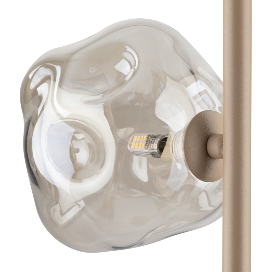 Brilagi - Stehleuchte VULCANO 3xG9/8W/230V beige/rauchbeige