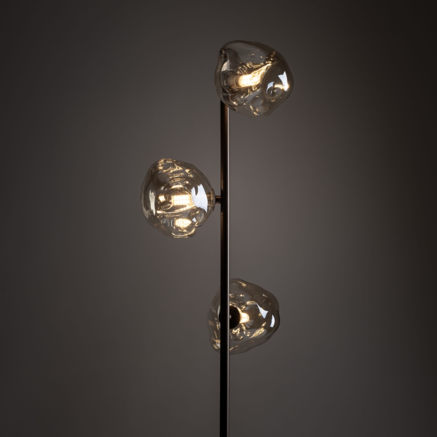 Brilagi - Stehleuchte VULCANO 3xG9/8W/230V braun/rauchbeige