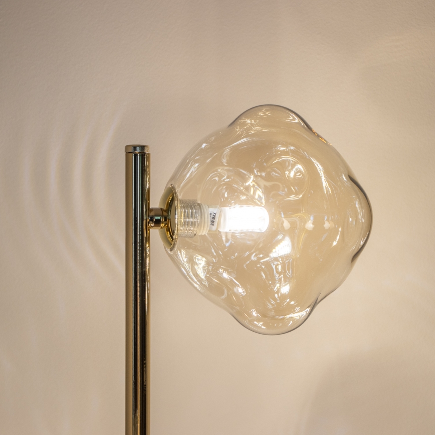 BRILAGI - Stehleuchte VULCANO 3xG9/8W/230V gold/rauchbeige