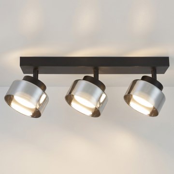 Brilagi - Strahler AURA LUX 3xGX53/30W/230V schwarz/rauchfarben