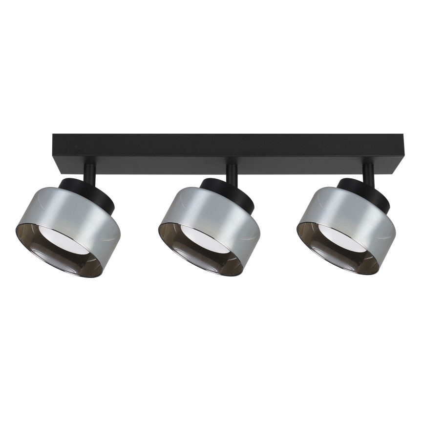 Brilagi - Strahler AURA LUX 3xGX53/30W/230V schwarz/rauchfarben