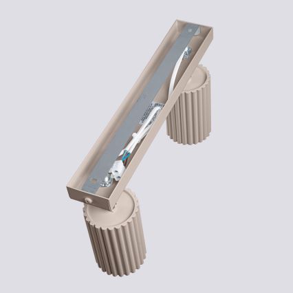 Brilagi - Strahler CRESTO 2xGU10/10W/230V taupe