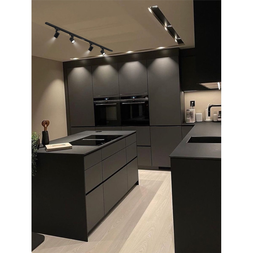 Brilagi - Strahler für Schienensystem HUSKY 4xGU10/10W/230V, schwarz