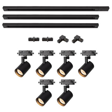 Brilagi - Strahler im Schienensystem HUSKY 6xGU10/10W/230V schwarz