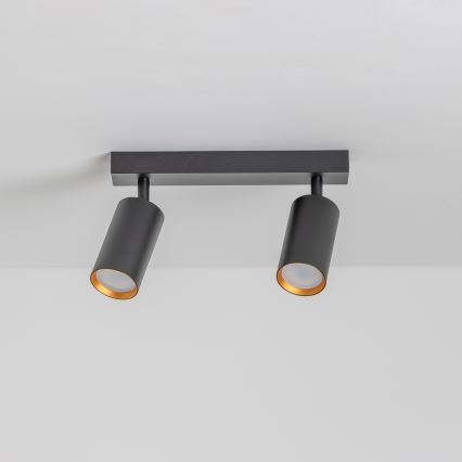 Brilagi - Strahler SELE 2xGU10/30W/230V schwarz/golden