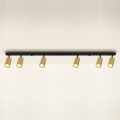 BRILAGI - Strahler SELE GOLDEN 6xGU10/30W/230V schwarz/golden