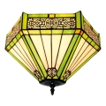 BRILAGI - Tiffany Buntglas-Deckenleuchte EMERALD 2xE27/60W/230V Ø 40 cm