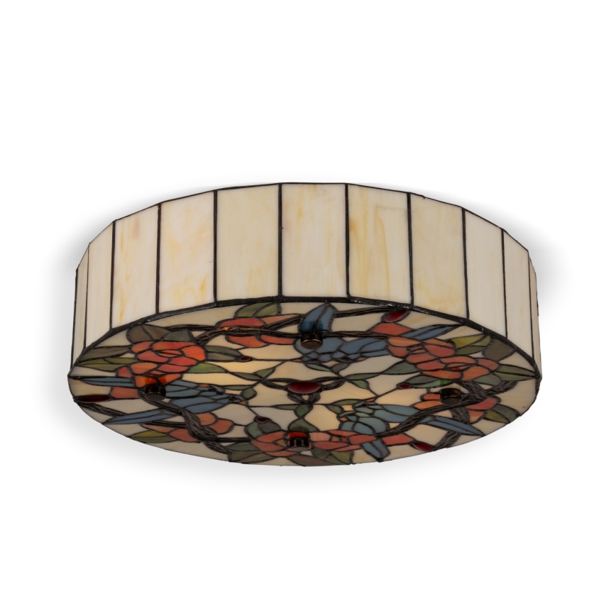 BRILAGI - Tiffany Buntglas-Deckenleuchte JUNGLE 2xE27/60W/230V Ø 40 cm