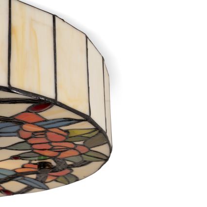 Brilagi - Tiffany-Buntglas-Deckenleuchte JUNGLE 3xE27/60W/230V Ø 40 cm